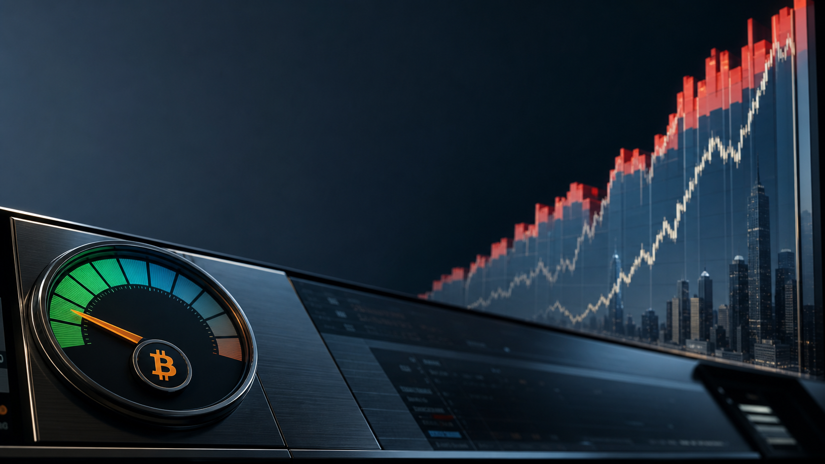Bitcoin’s Low Market Cycle Risk vs. Sky-High Stock Prices